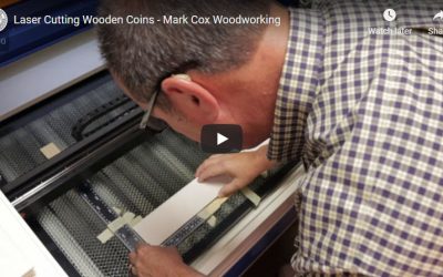 Laser Cutting Wooden Coins
